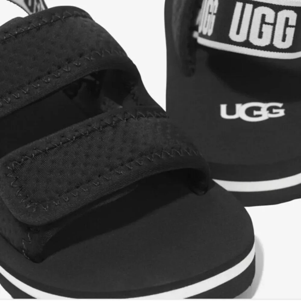 NEW UGG Lennon Sling‎ back Sandals Unisex Kids Size 5 Shoes Neoprene Adjustable